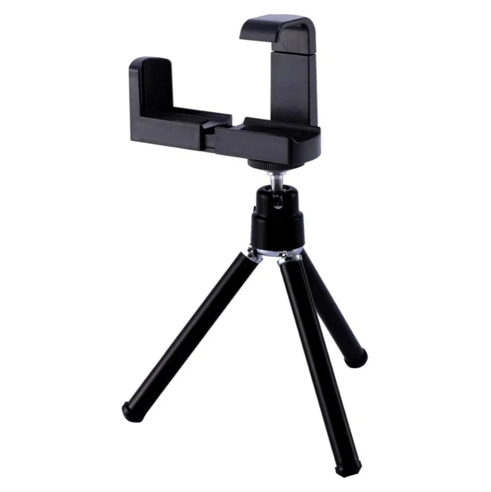 Phone Tripod Stand Camera Tripod 3 Position Compact Mobile Phone Holder for Live